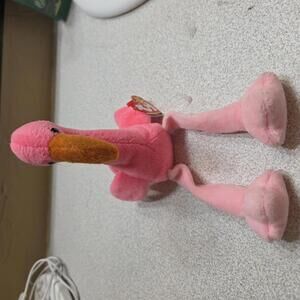 Ty Beanie Babies Pinky Flamingo